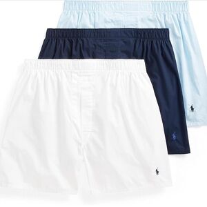 Ralph Lauren Men's Boxers - Classic White, Deep Navy, Sky Blue
